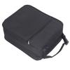 Handheld Lunch Bag High Capacity Thickened Insulation Meal Bag Aluminum Foil Heat Preservation Bento Bag Black Rectangle