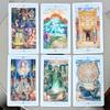 Sacred Sites Tarot Deck 10.3*6cm In Russian Language 78 Cards Global Sacred Landmarks Illustrated Tarot, Ancient Holy Places