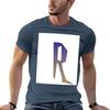 R With A Gradient Tshirt Unisex T Shirts Cotton T Shirt Personalised Funny T Shirts Dark Humor Tshirt