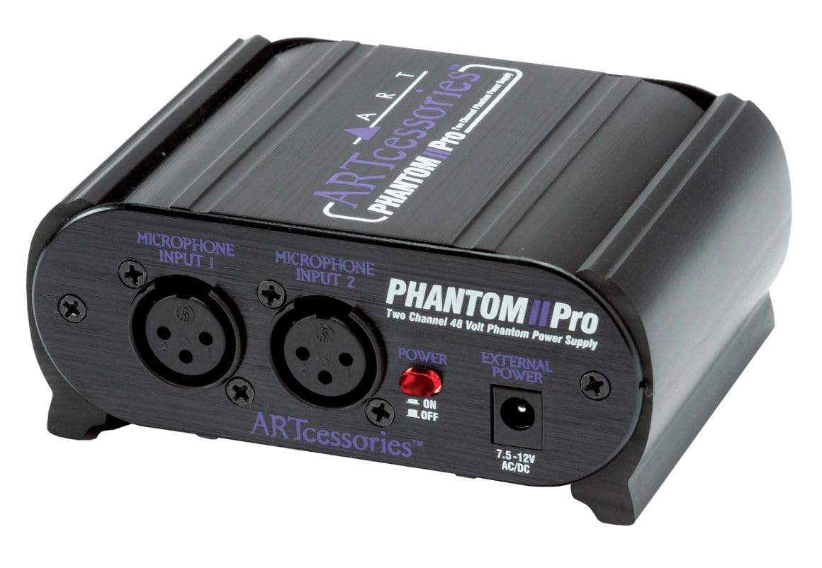 

Art Pro Audio Phantom II Pro - Dual Channel Phantom Power Supply