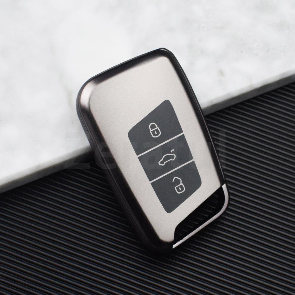 

Shell Keyless For Vw Volkswagen Passat B8 Tiguan Magotan Golf For Skoda Kodiaq Superb A7 Tpu Car Flip Key Case Cover Accessories