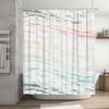 Fashionable Shower Curtain With Waterproof Print Modern Home Decor Item For Bathrooms Easy Installation And Maintenance Availabl