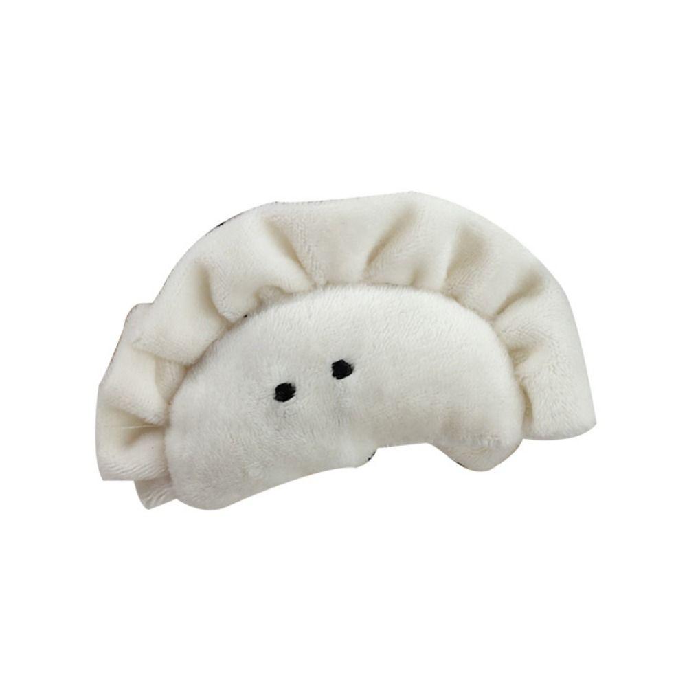 Soft Dumpling Plush Keychains Stuffed Dumpling Plush Pendant Cartoon Plush Keyring  Girls Gifts