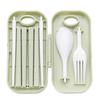Cutlery Set Creative Reusable PP Portable Students Cutlery Set Outdoor