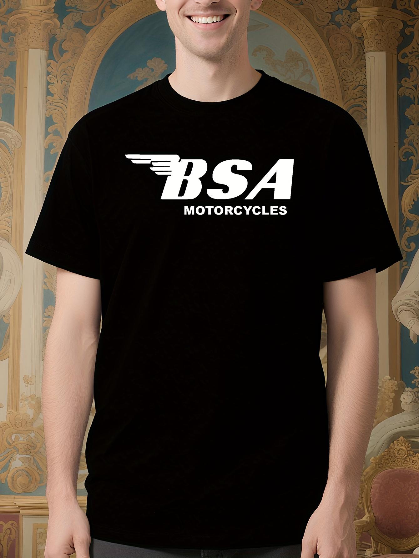 BSA Motorcycles Graphic Tshirt - Heavyweight Cotton Tee w... XXXXL