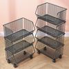 Zhaoran 4-Tier Kitchen Storage Rack with Baskets