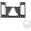 Real Carbon Fiber Accessories Decals Car Hazard Light Frame Panel Cover Compatible with KIA Forte K3      2024 Carbon Fiber Interior Trim Sticker