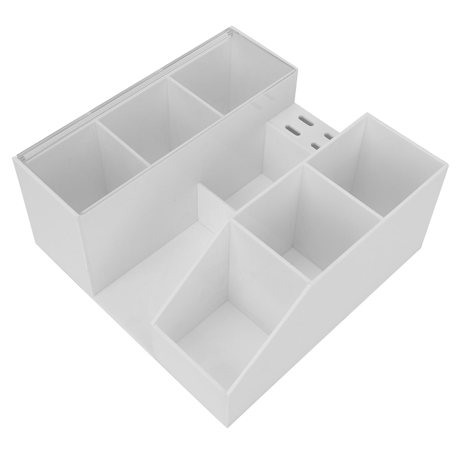 

Коробка для хранения инструментов для наращивания ресниц, органайзер для косметики, красоты и инструментов для нейл-арта (белый)