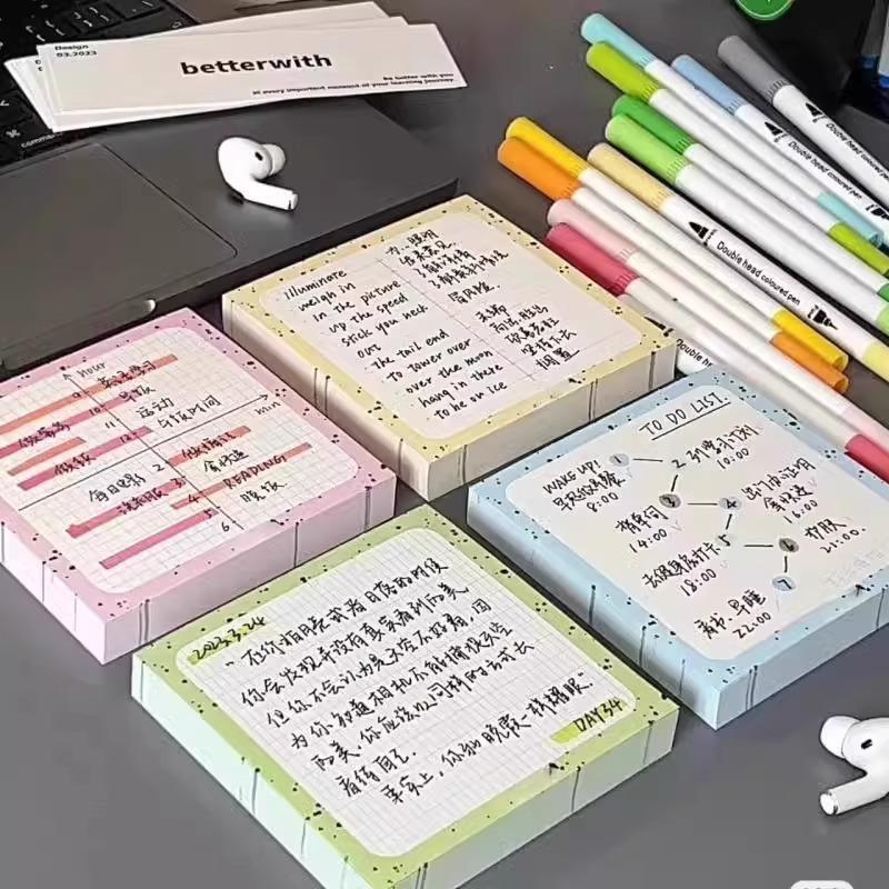 Sticky Notes for Students: Strong Adhesion Memo Stickers for Mistakes & Notes