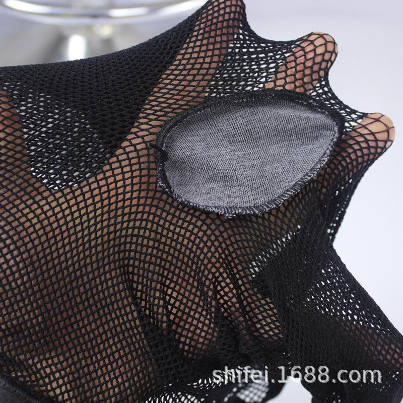 

Women s Latin dance fishnet tights with reinforced crotch and toes, fine mesh pantyhose Average Size чёрный
