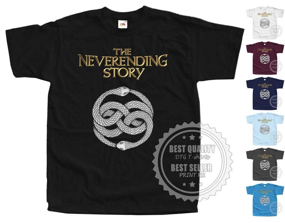 The Neverending Story T SHIRT V14 Auryn Movie Poster BLACK All Sizes S to 5XL L