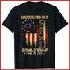 President Donald Trump Inauguration Day 2025 Memorabilia Black Cotton T-Shirt