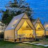 Triangle Log Cabin Style Dining Tent for Outdoor Camping and BBQ