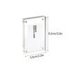 Acrylic Photo Frame Kpop Idol Photocard Hold Clear Picture Frame Mini Card Collect Book Photo Display Stand Desktop Decoration