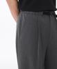 MUSINSA STANDARD Wide Webbing Belted Slacks [Medium Gray]