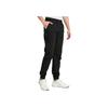 Puma Logo Print Elastic Waist Joggers Men Bottoms Black 585260-01