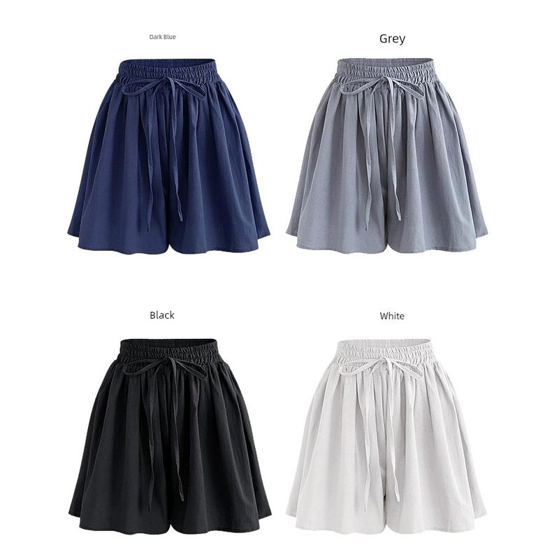 Super Plus Size Wide Legs 100.00kg Loose Korean Style Shorts