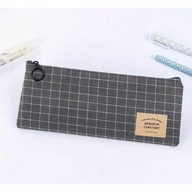 

Канцелярские принадлежности для студентов Холщовая сумка для карандашей Ретро школьная сумка для карандашей Офисная сумка для школьных принадлежностей Ручка для карандашей Письменный инструмент Подарок серый