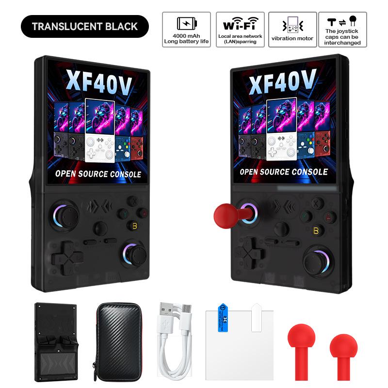 XF40V Open-Source Handheld-Konsole: Grenzüberschreitendes Gaming mit GBA, PSP God of War, Arcade und Online-Mehrspieler über WLAN.