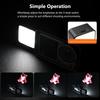 VRIG Mini LED Action Camera Vlogging Video Light, Magnetic Cold Shoe Photography Fill Lighting for DJI Osmo Action 5Pro/4/3 Camera Cage, Osmo Pocket