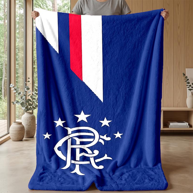 Ranger FCPrinted Flannel Blanket Cozy Skin-Friendly Warm Throw for Couch Bed Indoor Daily Use