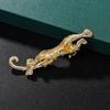 New Year Gifts Rhinestone Animal Fashion Jewelry Korean Style Pin Enamel Badges Tiger Brooches