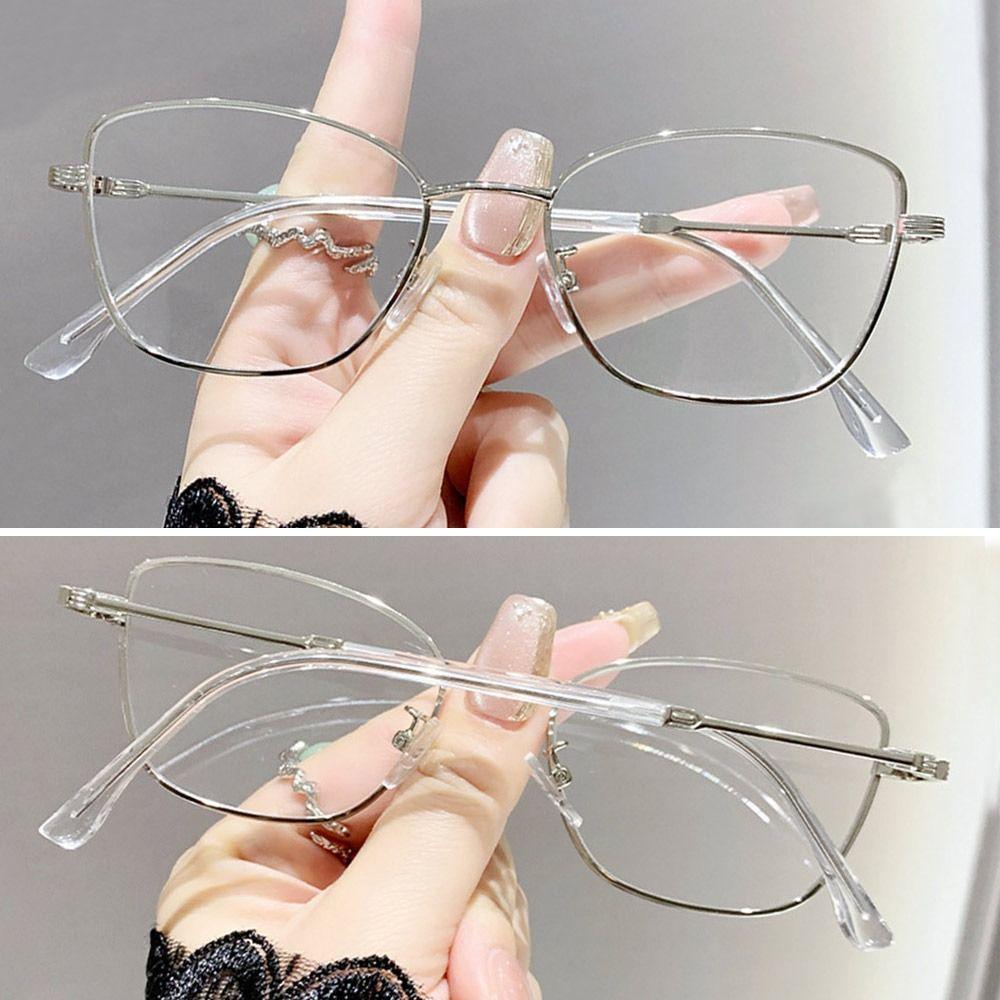 Classic Blue Light Blocking Glasses Ultralight Metal Frame Computer Goggles Eye Protection for Men Women