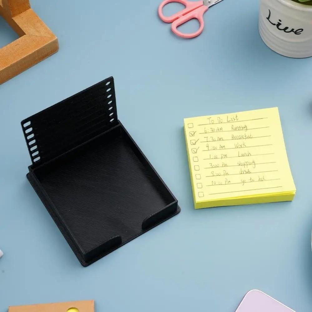 Long-lasting Sticky Note Dispenser Space-Saving Storage Box To-Do List Note Holder