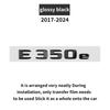 Suitable for Mercedes Benz rear letter sticker W213 C238 w214 E43 E53 E63S E200d E260 E300 E350e E450d 4MATIC V8BITURBO GloosyBK HJS2