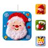 Christmas Felt Sewing Kit for Kids Educational DIY Craft Set Nonwoven Fabric Lacing Activity Holiday Themed Ornament Making Preschool Learning Toy