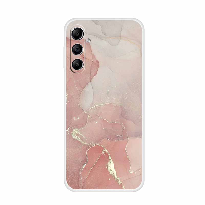 For Samsung Galaxy A14 A34 A54 5G Marble Soft Case Silicone TPU Phone Back Cover Coque for Samsung A 54 34 14 4G Cartoon Fundas