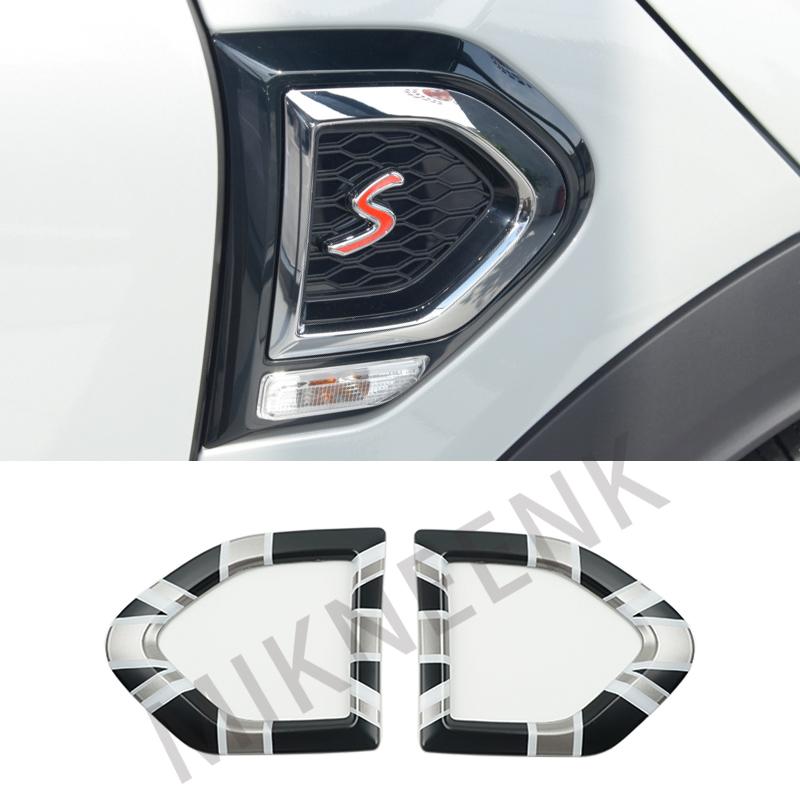 BGB1 For MINI Cooper S SD Countryman F60 Car Fender Turn Signal Exterior Light Covers Sticker Auto Accessories