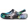 Classic Clog Tie Dye Black Multi-Color Men Sneakers Blue Green 205453-0FN