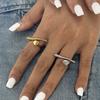 Irregular stainless steel ring exaggerated ring titanium steel jewelry European and American rings