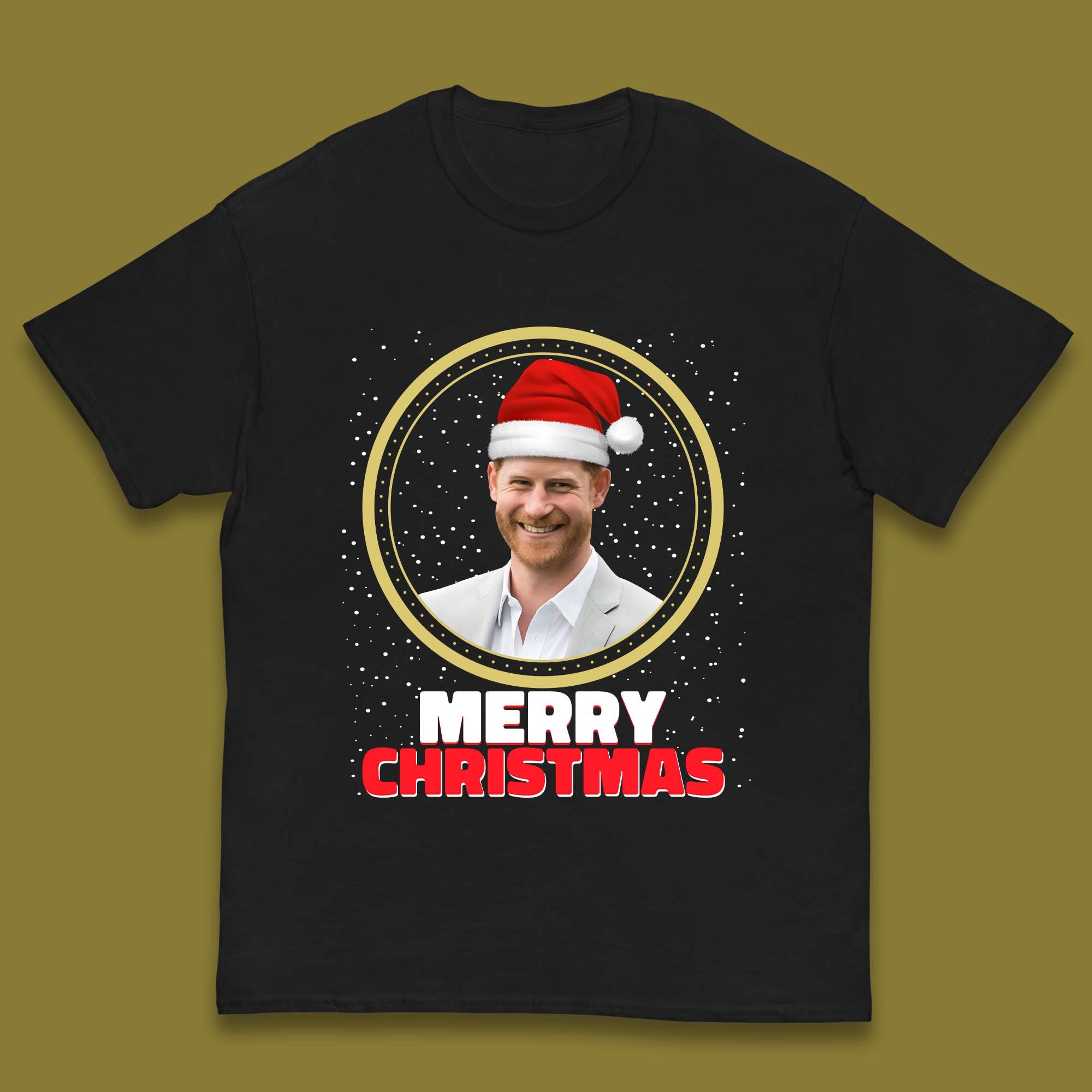 Prince Harry Christmas Kids T-Shirt 130