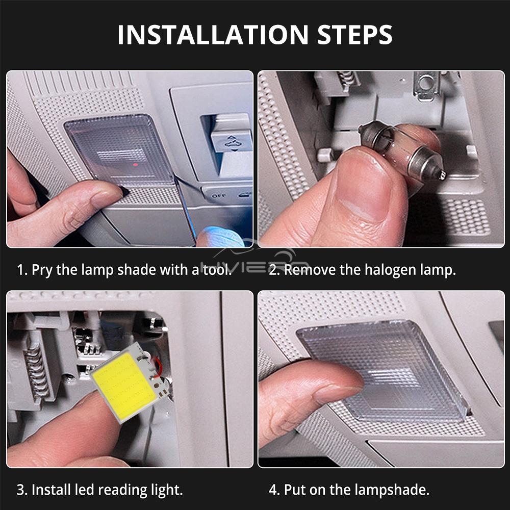 T10 Cob 24 SMD 36 SMD 48SMD Auto Led Fahrzeug Panel Lampen Auto Innen Leselampe Lampe Licht Dome Girlande