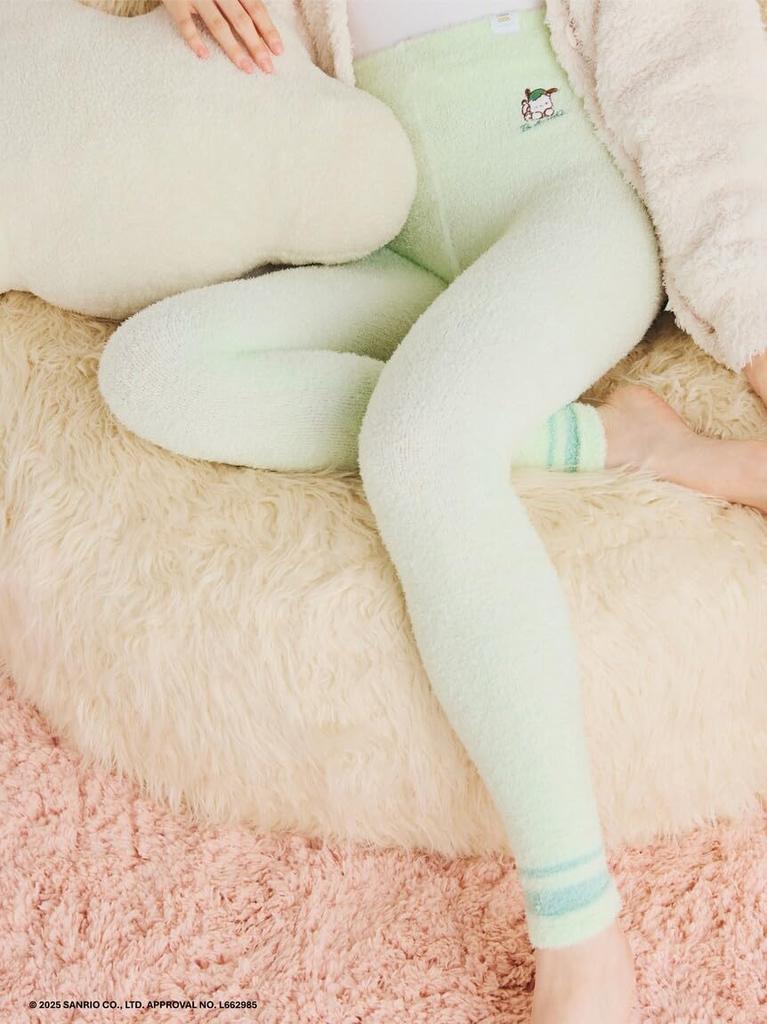 Pochacco Fluffy Compression Night Leggings, Ballelite, Mint, L