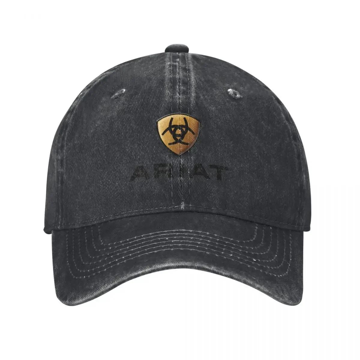 Hisun CAP Mode Ariat-Embleem Baseballpetten Dames Heren Snapback Pet Vrouwelijke Man Vizieren Zon Hoed Unisex Verstelbare Katoen Trucker Petten One Size