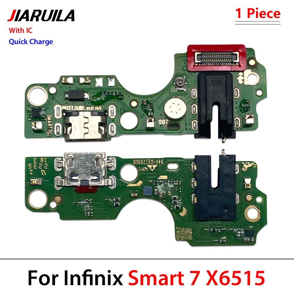 11Pcs , Usb Dock Charger Port For Infinix Hot 11 Play Smart 9 Spark 11C 1G Hot 11 Charging Board Module Flex Cable With Micro