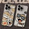 Cartoon puppy snake mobile phone case is suitable for Apple 16 space transparent iphone14 protective case Apple 15/12pro