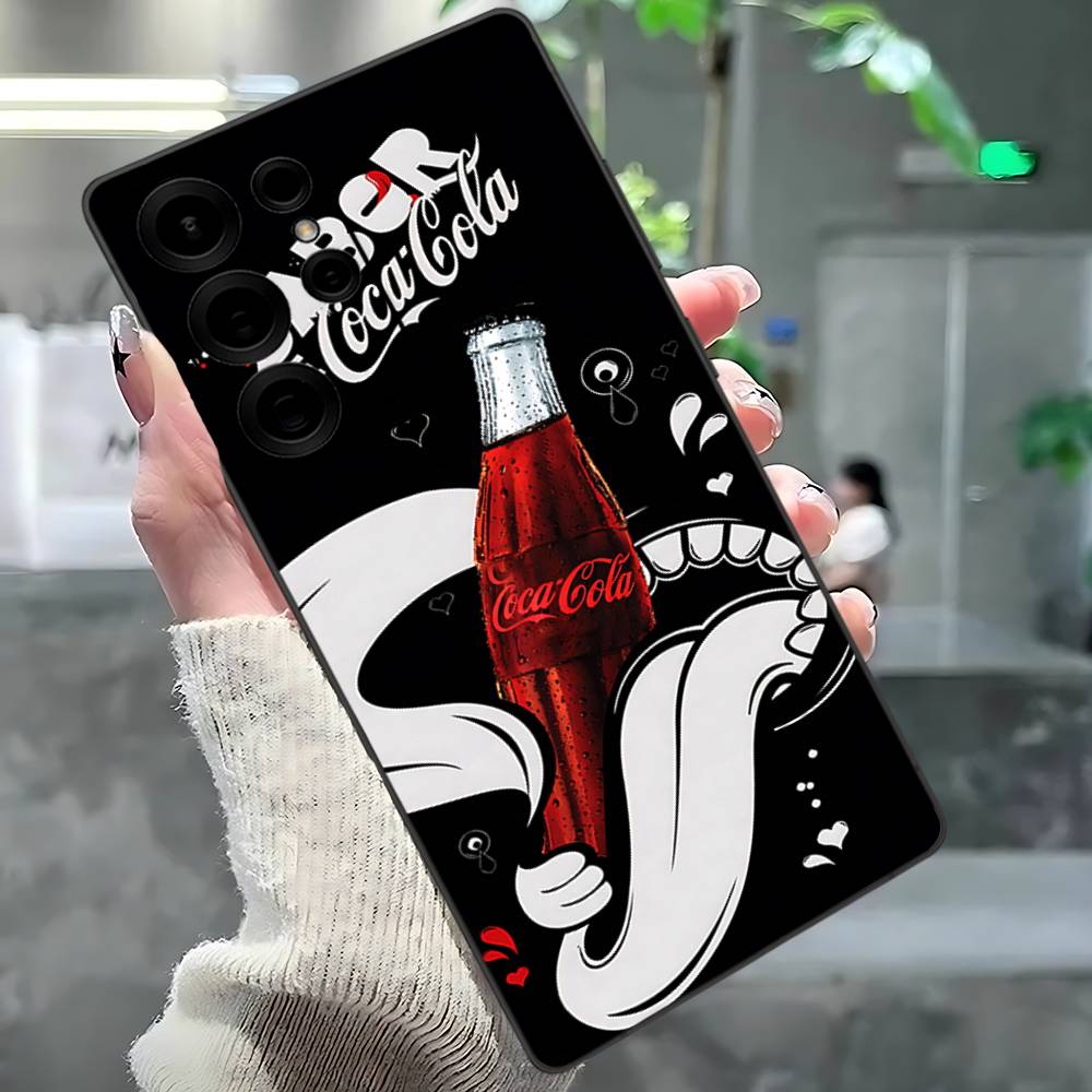 C-Coca-Cola Phone Case For Samsung S 24 Fe 25 Ultra Plus 20 Lite 21 30 22 23 24 22 Ultra 5G Fundas