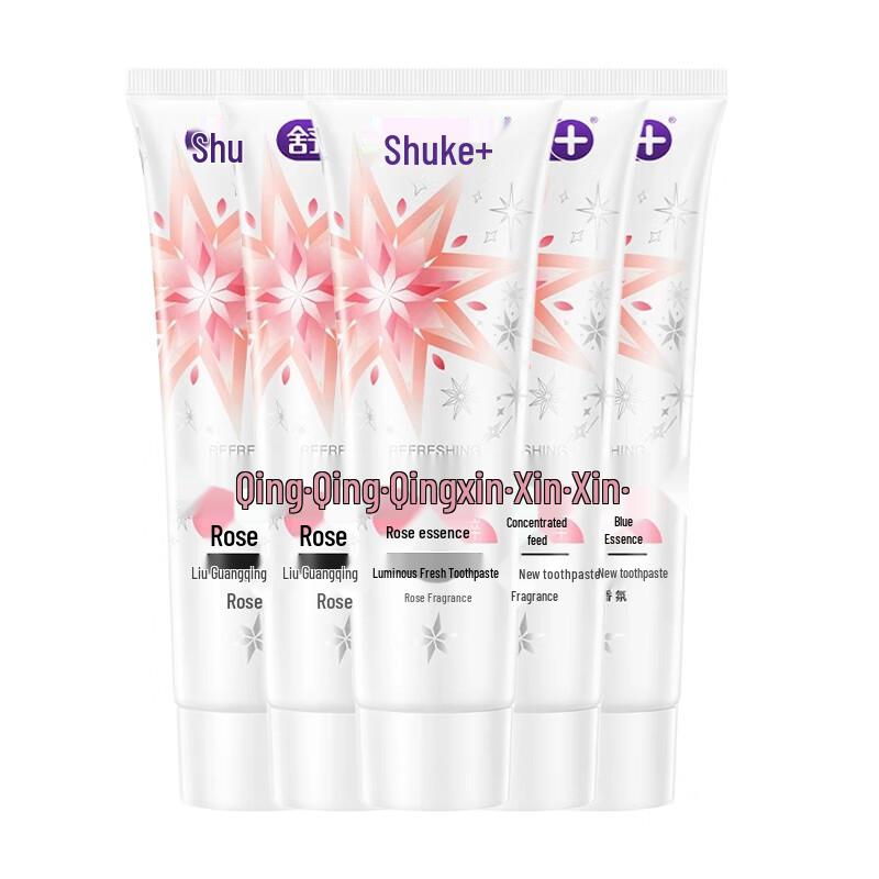 

Shuke Rose Essence Fresh Toothpaste 5-Pack