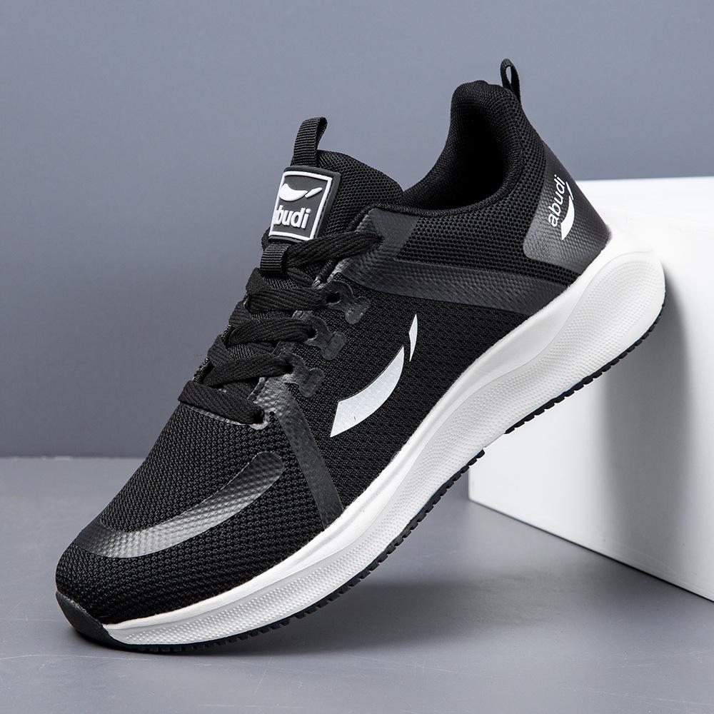 Shoes Men's Shoes New Versatile Flying Woven Breathable Mesh Outdoor Trend Fashion Platform Comfortable Running Shoes Sports Shoes