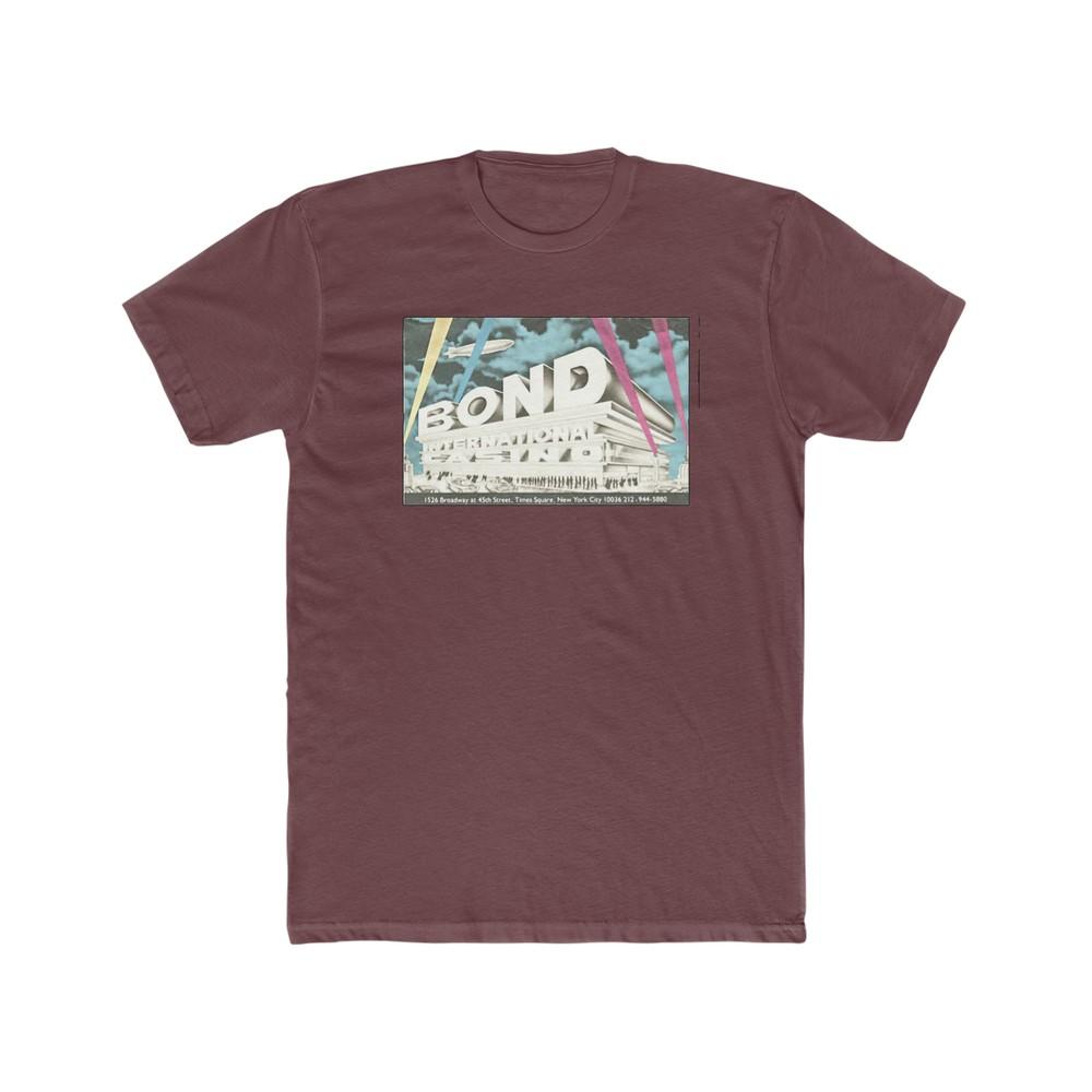 BOND Nightclub new York City Men#039;s Cotton Crew Tee Bar House Music Unisex T-Shirt S