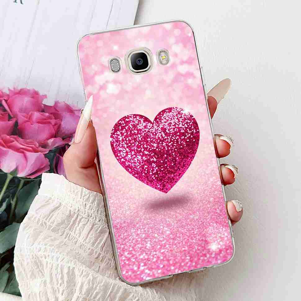 For Samsung Galaxy J7 2016 SM-J710FN Cartoon Animals Soft Silicone TPU Cover For Samsung J7 Core SM-J701F Fashion Flowers Shell