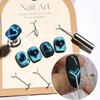 Cat Eye Nail Magnet Set With Y-Shape Wire Precision Heart & Ingot Designs, Odorless Nail Art Accessories For Stun Magnetic Shine