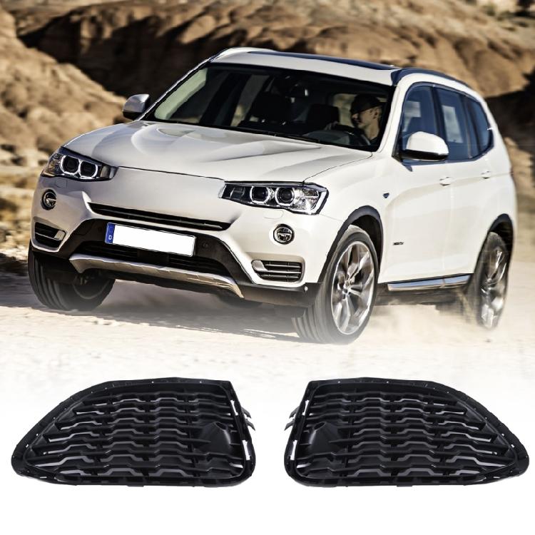 51118056941 51118056942 Left/Right Side Front Bumper Windscreen Fog Lamp Grille Replacement Fog Lamp Frame for F25