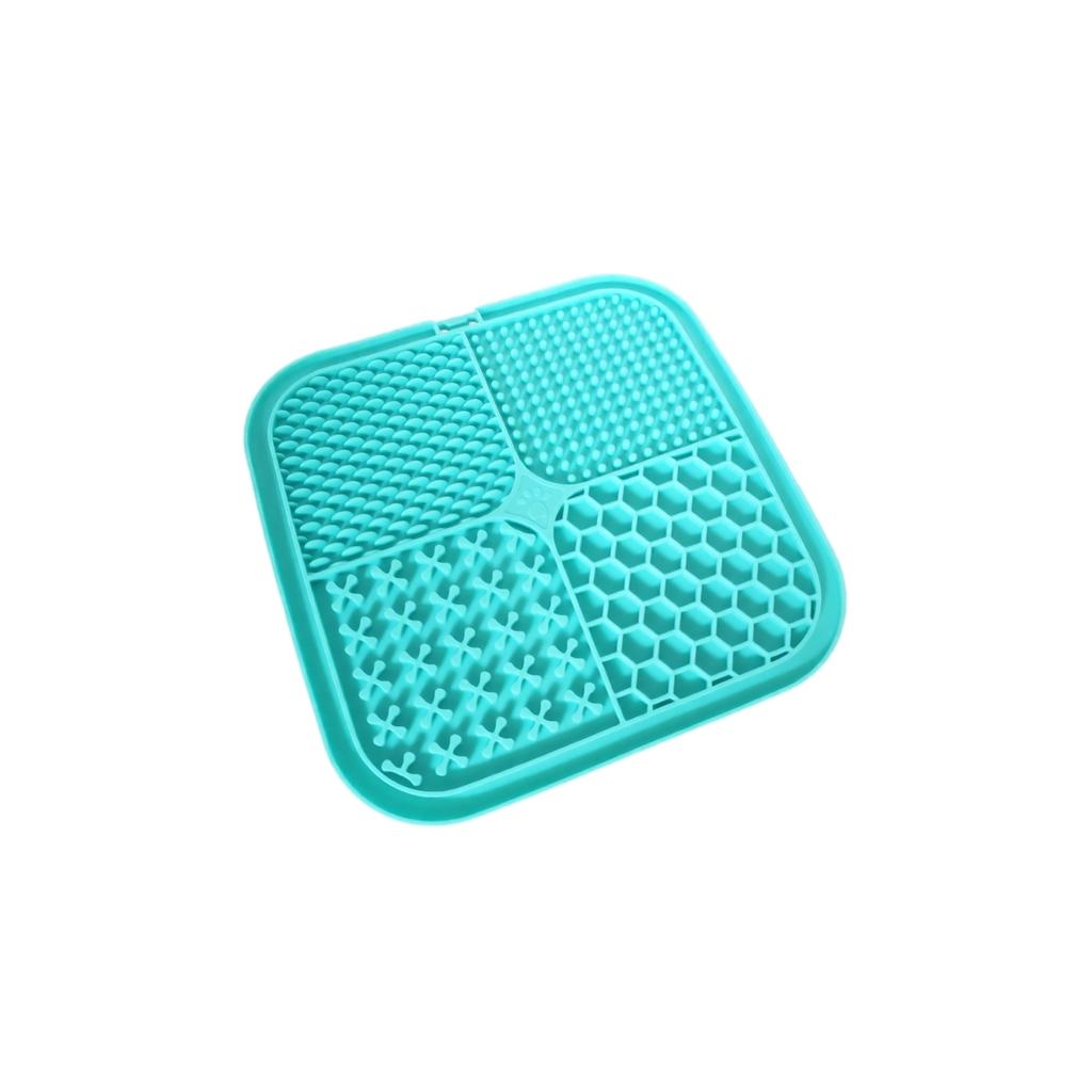 Pet Slow Feeder Mat Dog Feeding Mat Silicone Slow Eating Bowl Mat with Suction Cup Non Slip Slow Food Placemat for Dogs and Cats