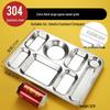 Stainless Steel Cafeteria Meal Trays