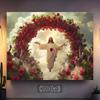 2D Divine Jesus Backdrop, Christian Event Party Background Cloth